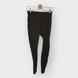 Lululemon Wunder Under High-Rise Tight Rib 28" Dark Olive Women Size 8 Leggings